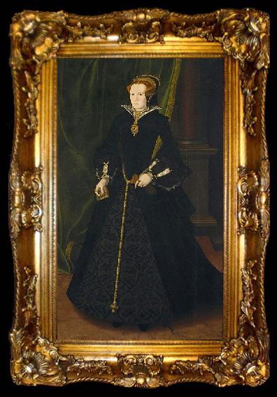 framed  Hans Eworth Portrait of Mary Dudley, ta009-2